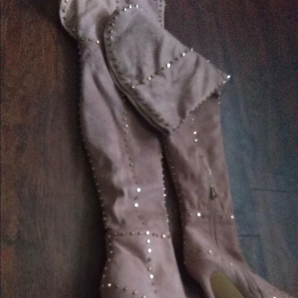 Studded boots
